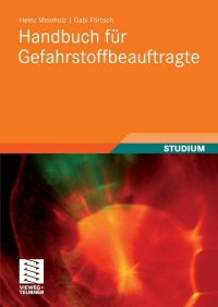 Imagen de portada: Handbuch für Gefahrstoffbeauftragte 9783834809162