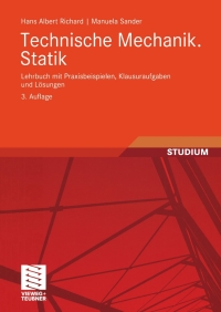 Imagen de portada: Technische Mechanik. Statik 3rd edition 9783834810366