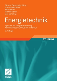 Cover image: Energietechnik 5th edition 9783834812070