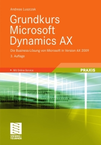 Cover image: Grundkurs Microsoft Dynamics AX 3rd edition 9783834813510