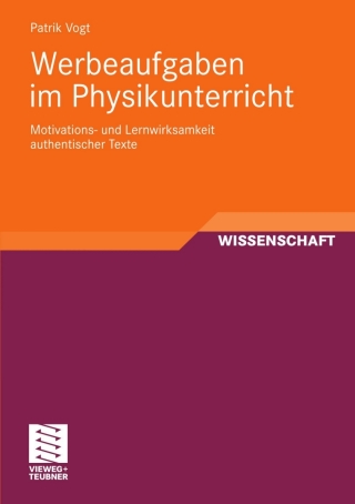 Imagen de portada: Werbeaufgaben im Physikunterricht 9783834812858