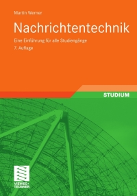 Imagen de portada: Nachrichtentechnik 7th edition 9783834809056