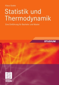 Cover image: Statistik und Thermodynamik 9783834809421