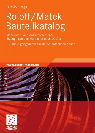 Imagen de portada: Roloff/Matek Bauteilkatalog 1st edition 9783834809223