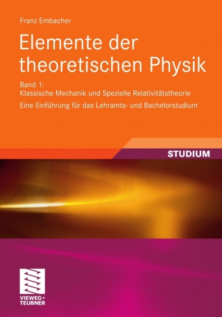 Cover image: Elemente der theoretischen Physik 9783834809209