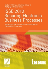 صورة الغلاف: ISSE 2010 Securing Electronic Business Processes 9783834814388