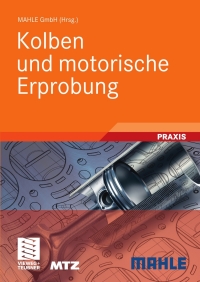 Titelbild: Kolben und motorische Erprobung 1st edition 9783834814524