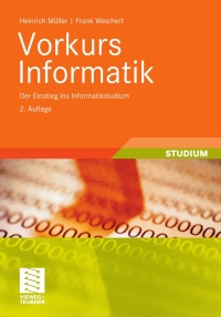 Imagen de portada: Vorkurs Informatik 2nd edition 9783834809599