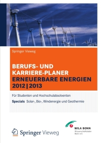 Cover image: Berufs- und Karriereplaner Erneuerbare Energien 1st edition 9783834898913