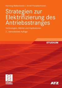 Titelbild: Strategien zur Elektrifizierung des Antriebsstranges 2nd edition 9783834814128