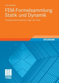 Imagen de portada: FEM-Formelsammlung Statik und Dynamik 9783834809803