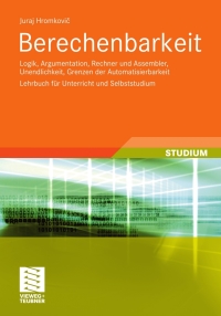 Cover image: Berechenbarkeit 9783834815095