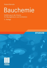 Imagen de portada: Bauchemie 5th edition 9783834813480