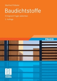 Cover image: Baudichtstoffe 2nd edition 9783834809520