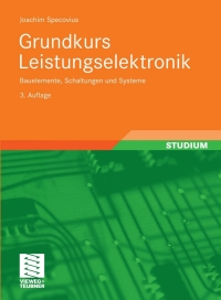 Omslagafbeelding: Grundkurs Leistungselektronik 3rd edition 9783834805577