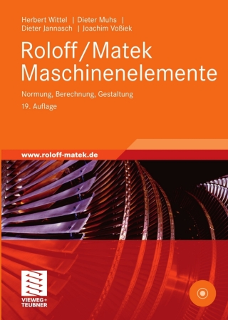 Titelbild: Roloff/Matek Maschinenelemente 19th edition 9783834806895