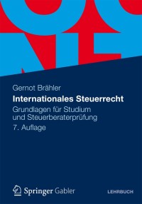 صورة الغلاف: Internationales Steuerrecht 7th edition 9783834935144