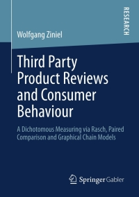 Imagen de portada: Third Party Product Reviews and Consumer Behaviour 9783834936325