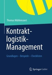 Cover image: Kontraktlogistik-Management 9783834931313