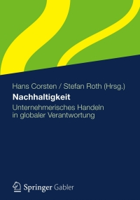 Cover image: Nachhaltigkeit 9783834931795