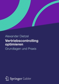 Cover image: Vertriebscontrolling optimieren 9783834933690