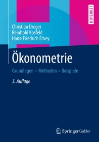 Immagine di copertina: Ökonometrie 5th edition 9783834933812