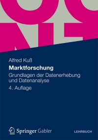 Cover image: Marktforschung 4th edition 9783834934376