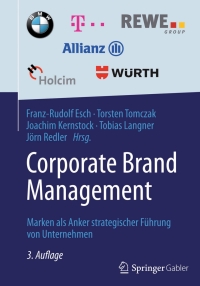 Imagen de portada: Corporate Brand Management 3rd edition 9783834934468