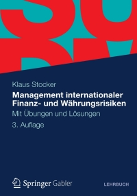 Cover image: Management internationaler Finanz- und Währungsrisiken 3rd edition 9783834934666