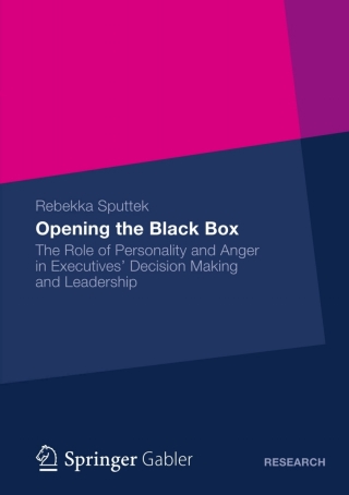 Cover image: Opening the Black Box 9783834939241