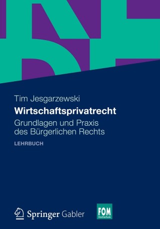 Cover image: Wirtschaftsprivatrecht 9783834939791