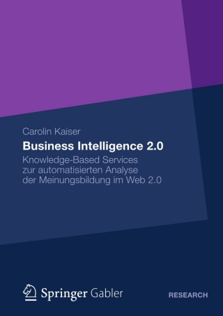 Imagen de portada: Business Intelligence 2.0 9783834939890
