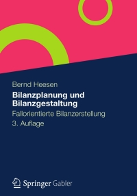 Cover image: Bilanzplanung und Bilanzgestaltung 3rd edition 9783834940247