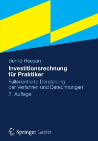 表紙画像: Investitionsrechnung für Praktiker 2nd edition 9783834940384
