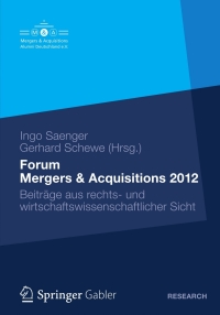 Cover image: Forum Mergers & Acquisitions 2012 9783834940728