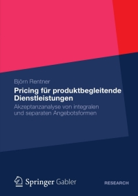 Omslagafbeelding: Pricing für produktbegleitende Dienstleistungen 9783834942036