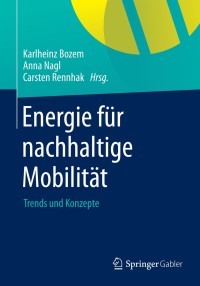 Imagen de portada: Energie für nachhaltige Mobilität 9783834942111