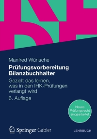 Cover image: Prüfungsvorbereitung Bilanzbuchhalter 6th edition 9783834942531