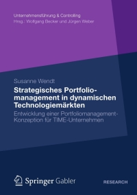 Cover image: Strategisches Portfoliomanagement in dynamischen Technologiemärkten 9783834942722