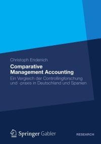 Cover image: Comparative Management Accounting 9783834942760