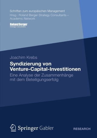 Titelbild: Syndizierung von Venture-Capital-Investitionen 9783834943460