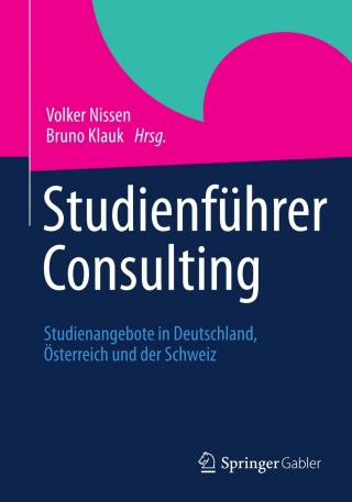 Imagen de portada: Studienführer Consulting 1st edition 9783834944658