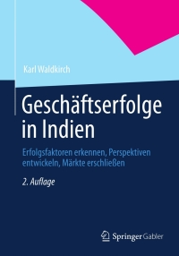 Cover image: Geschäftserfolge in Indien 2nd edition 9783834945488