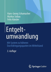 Cover image: Entgeltumwandlung 3rd edition 9783834945563