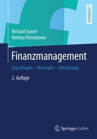 Imagen de portada: Finanzmanagement 2nd edition 9783834946829