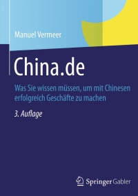 Cover image: China.de 3rd edition 9783834947048