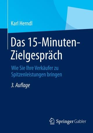 Omslagafbeelding: Das 15-Minuten-Zielgespräch 3rd edition 9783834947246