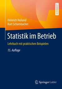 Titelbild: Statistik im Betrieb 15th edition 9783834947499