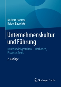 Imagen de portada: Unternehmenskultur und Führung 2nd edition 9783834947574
