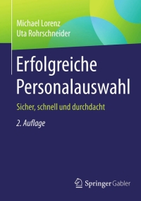 Omslagafbeelding: Erfolgreiche Personalauswahl 2nd edition 9783834947659